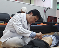 인천시각장애인복지관서 의료봉사활동