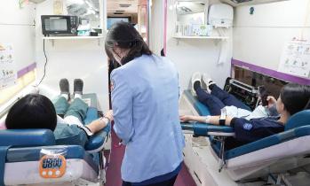 "생명 나눔을"…가톨릭관동대 국제성모병원, 헌혈캠페인 실시