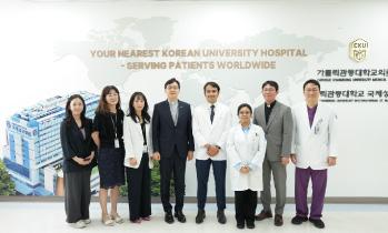 가톨릭관동대학교 국제성모병원, 인니 전문의에 '화이트코트 세레머니' 진행