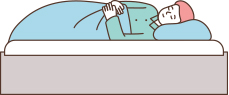 수면 시 왼쪽으로 누우면 역류 발생 감소로 통증 덜함